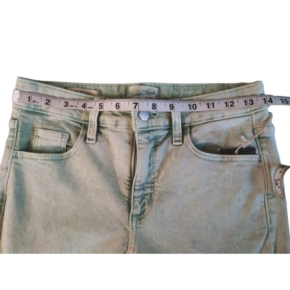 NWT Women's High Rise Skinny Jean Mint Green Universal Thread - Picture 8 of 16